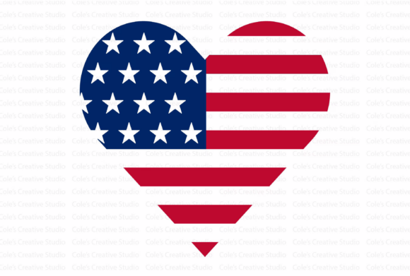 American Flag Heart SVG: Graphics for Patriotic Crafts