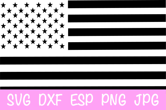 Black American Flag SVG: Graphics & Crafts Asset Review