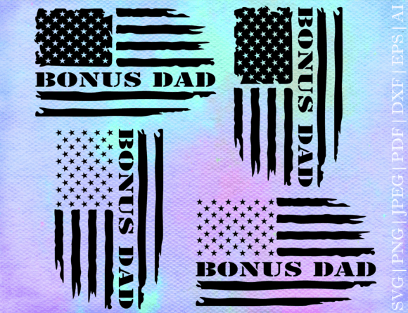 Bonus Dad Flag Graphics for Crafts