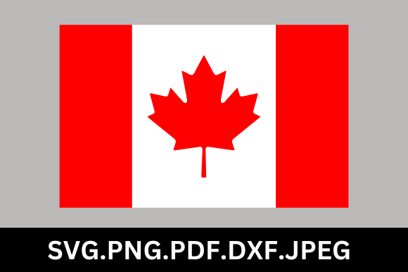 Canadian Flag, Canada: A Graphic Asset for Branding and Crafts