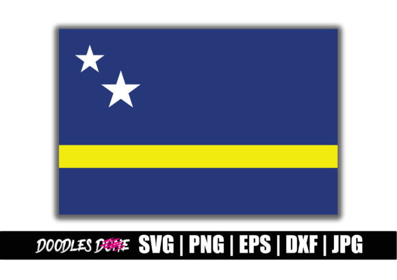 Curacao Flag SVG: Graphics for Crafts & Content Publishing