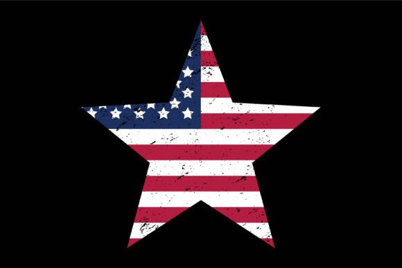 Grungy Flag Graphics for Craft Projects