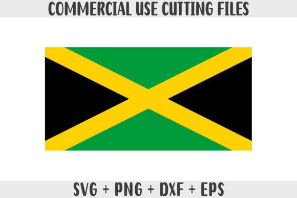Jamaica Flag SVG Graphics for Local Business Branding
