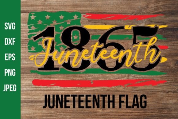 Juneteenth Flag Black History African Graphics for Crafts