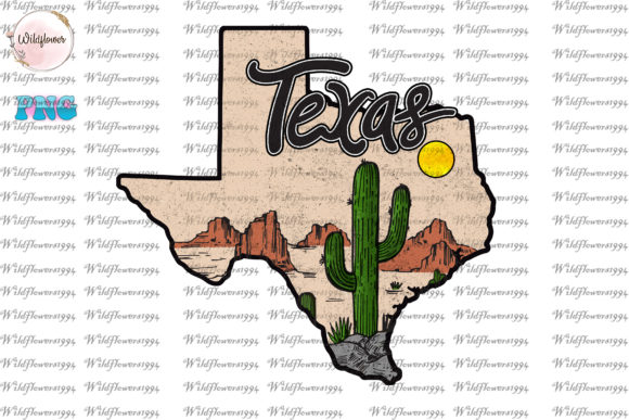 Texas Desert Flag Graphics for Crafts