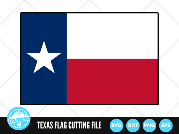 Texas Flag SVG Graphics for Crafts