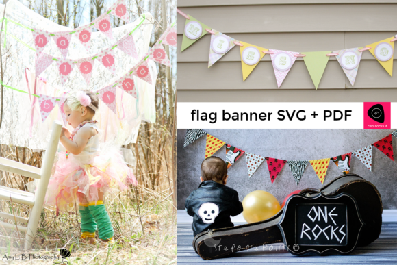 Triangle Flag Banner: Graphics for Crafts